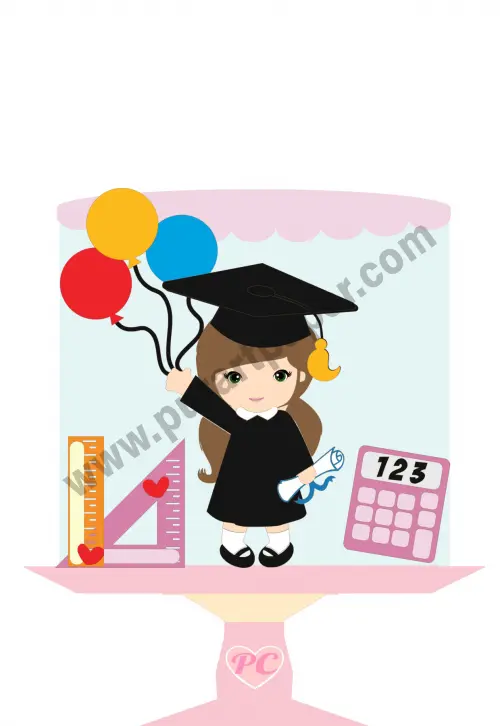 Arquivo de corte topo de bolo Formatura