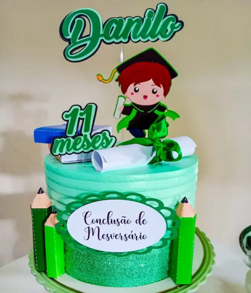 Arquivo de corte topo de bolo Formatura