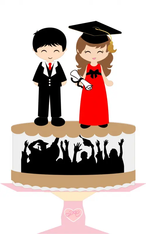 Arquivo de corte topo de bolo Formatura