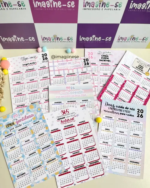 Arquivo de corte Calendário 2026