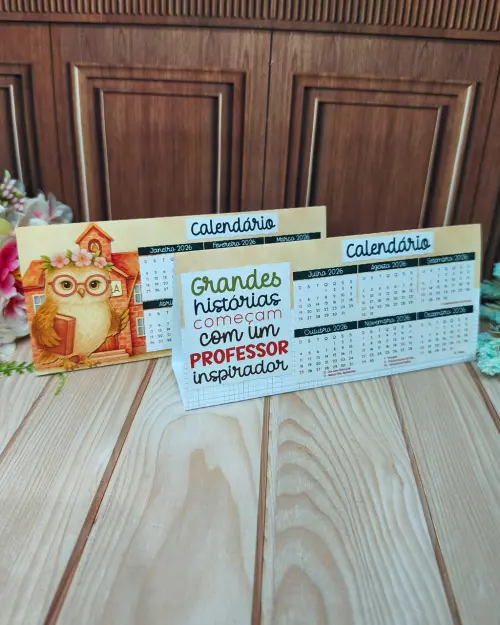 Arquivo de corte Calendário 2026