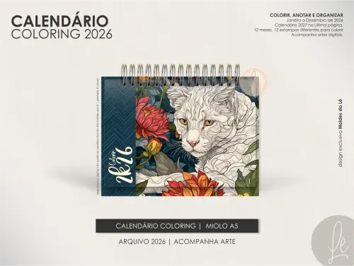 Arquivo de corte Calendário 2026