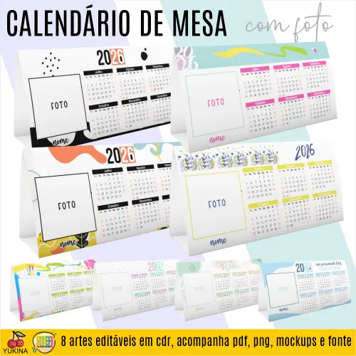 Arquivo de corte Calendário 2026
