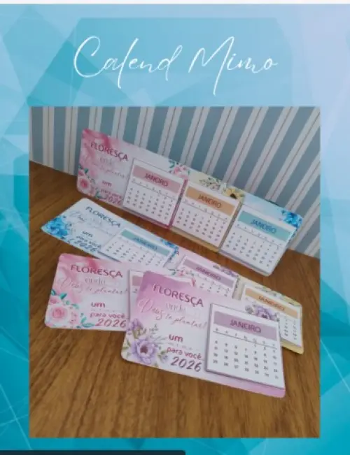 Arquivo de corte Calendário 2026