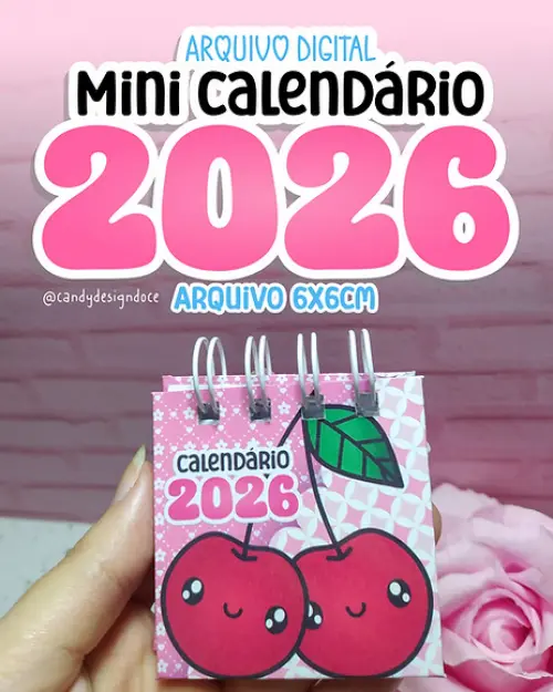 Arquivo de corte Calendário 2026