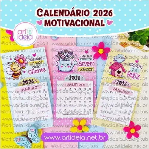 Arquivo de corte Calendário 2026