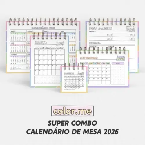 Arquivo de corte Calendário 2026