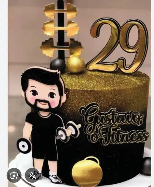 Arquivo de corte topo de bolo Academia