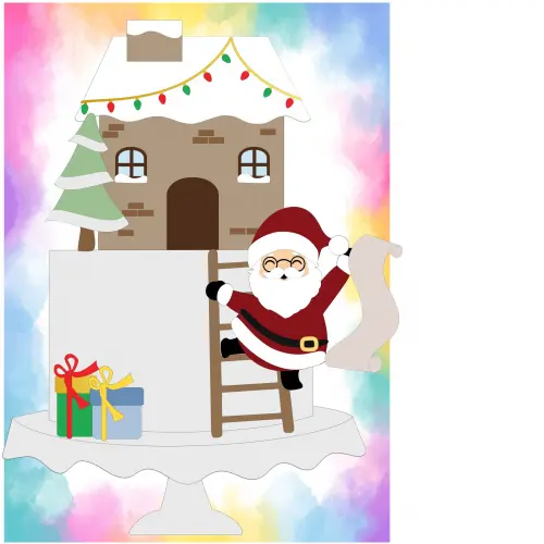 Arquivo de corte topo de bolo Natal