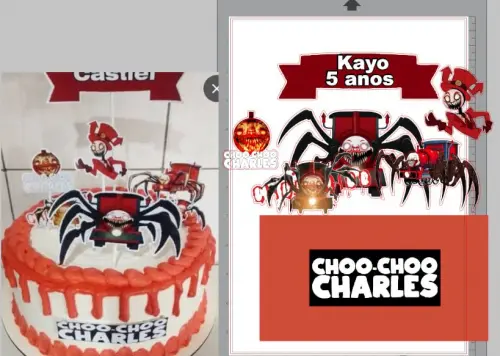 Topo de bolo Chocho Charles