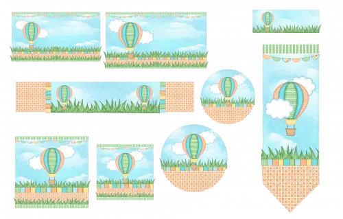 Arquivo de corte Etiqueta Escolar Cinderela