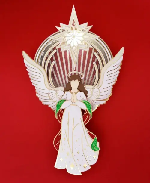 Arquivo de corte topo de bolo Anjo