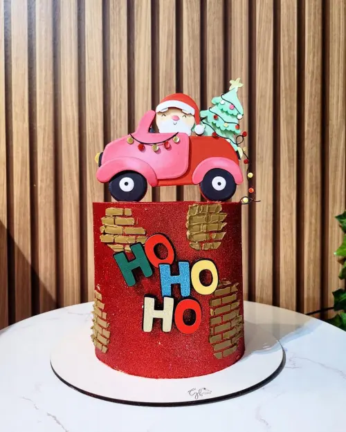 Arquivo de corte topo de bolo Natal