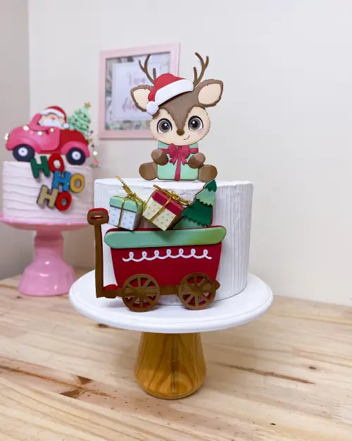 Arquivo de corte topo de bolo Natal