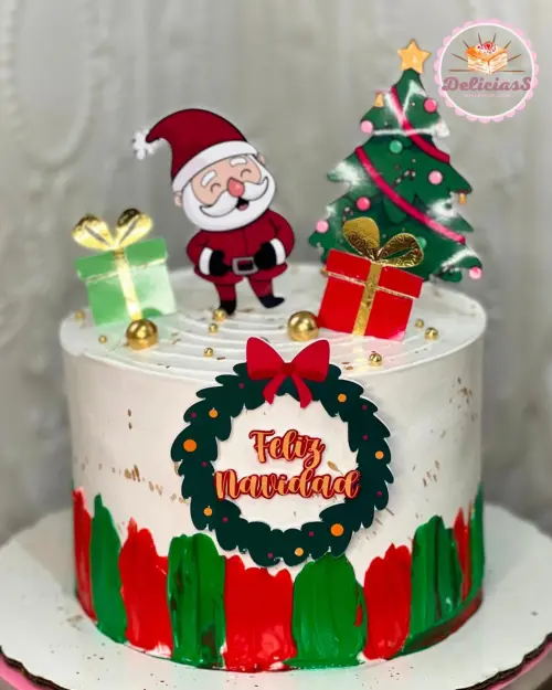 Arquivo de corte topo de bolo Natal