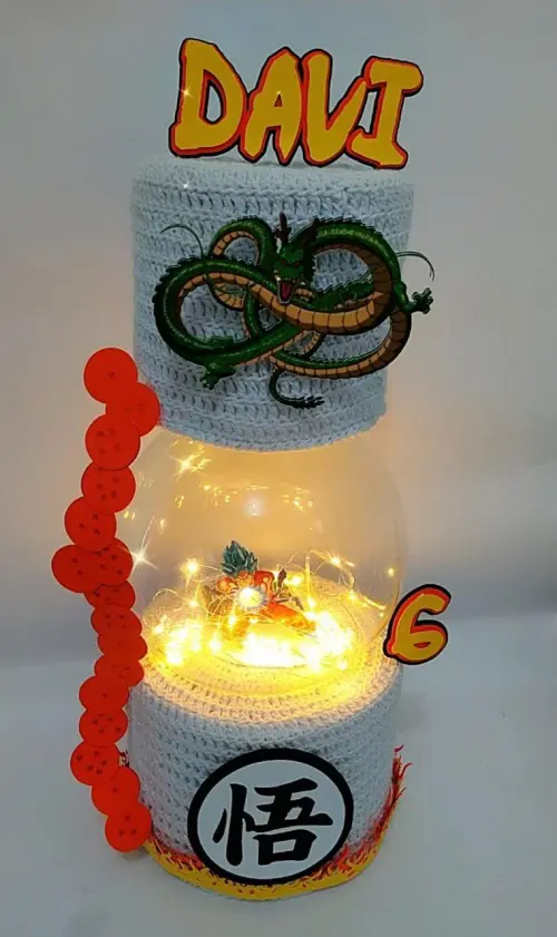 Arquivo de corte topo de bolo Dragon Ball Z