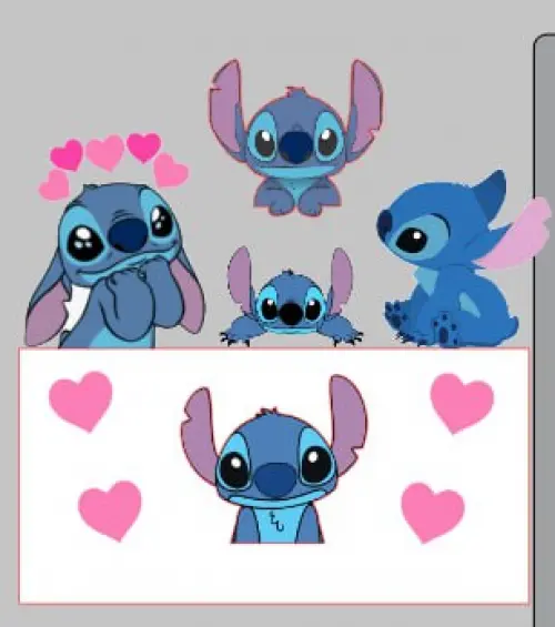 Arquivo de corte topo de bolo Stitch