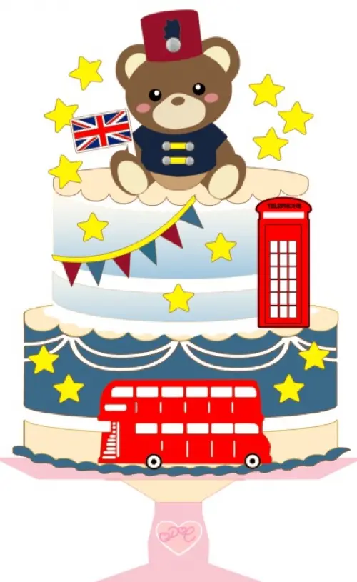 Arquivo de corte topo de bolo Ursinho