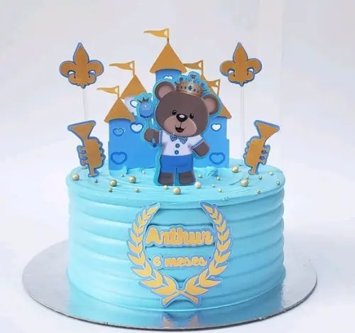 Arquivo de corte topo de bolo Ursinho