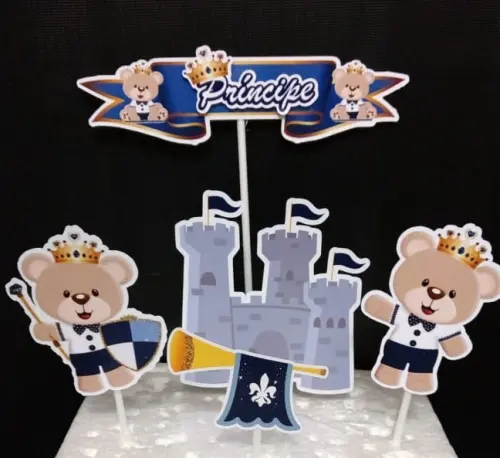 Arquivo de corte topo de bolo Ursinho