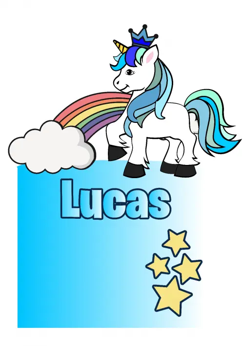 Arquivo de corte topo de bolo Unicórnio