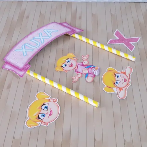 Arquivo de corte topo de bolo Xuxinha