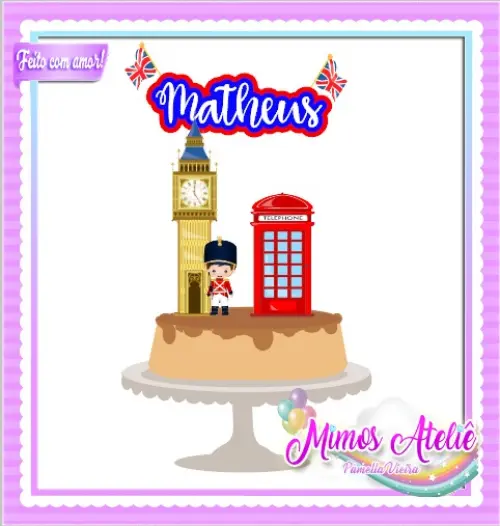 Arquivo de corte topo de bolo Soldadinho de chumbo