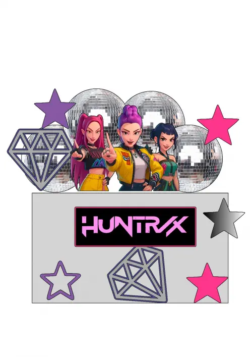 Arquivo de corte topo de bolo Kpop