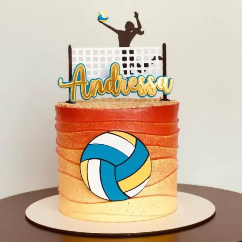 Arquivo de corte topo de bolo Volei