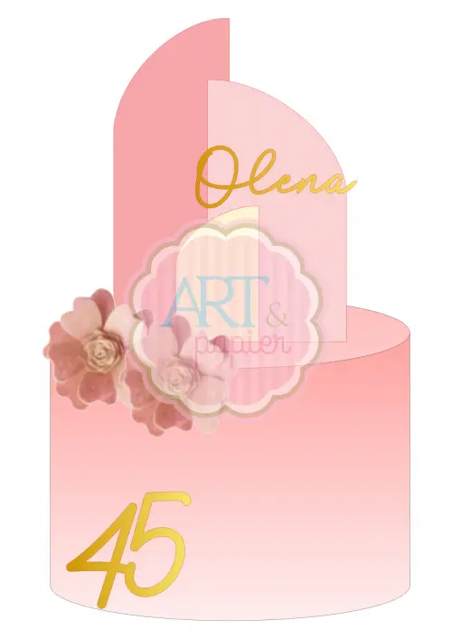 Arquivo de corte topo de bolo Painéis