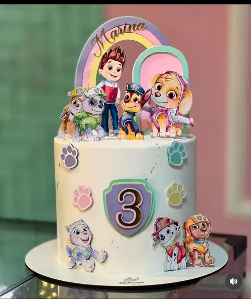 Arquivo de Corte Topo de Bolo Patrulha Canina