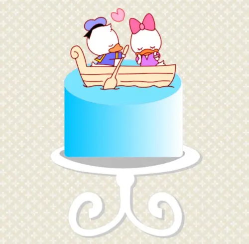 Arquivo de corte topo de bolo pato Donald