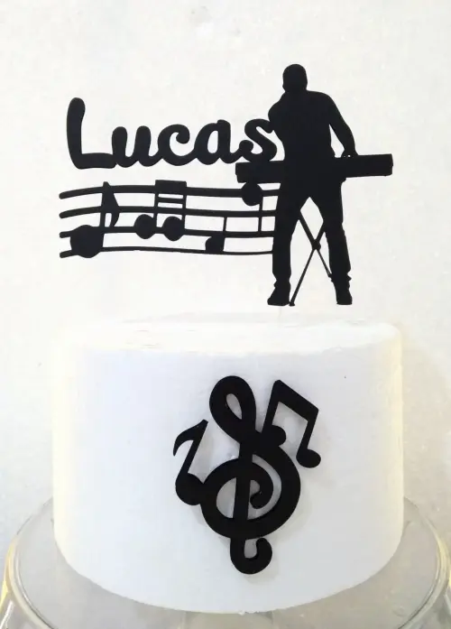 Arquivo de corte topo de bolo pianista