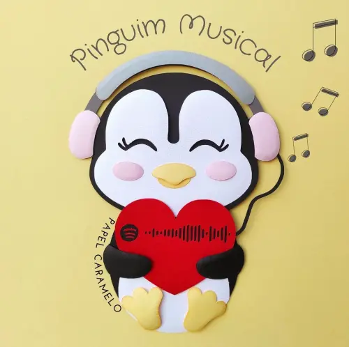 Arquivo de corte topo de bolo pinguim