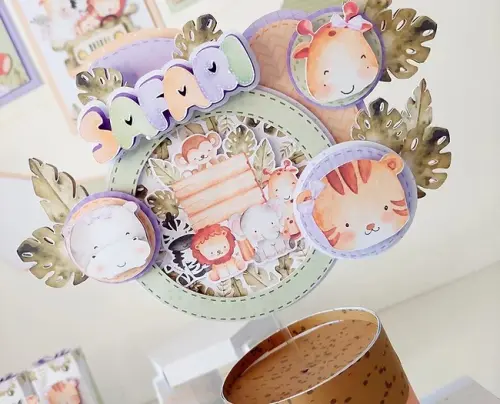 Arquivo de corte topo de bolo Safari