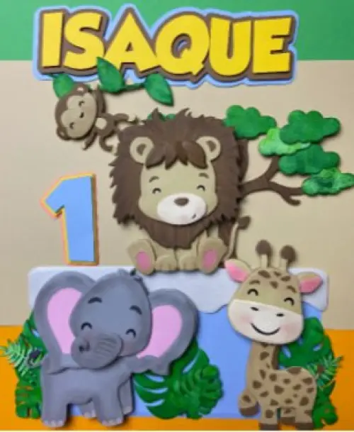 Arquivo de corte topo de bolo Safari