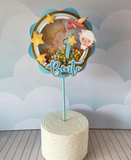 Arquivo de corte topo de bolo Pequeno Príncipe