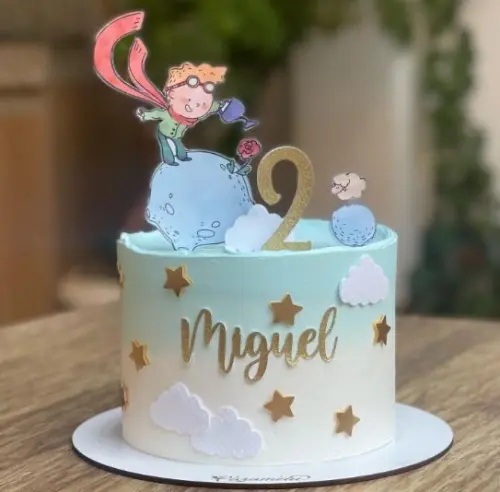 Arquivo de corte topo de bolo Pequeno Príncipe