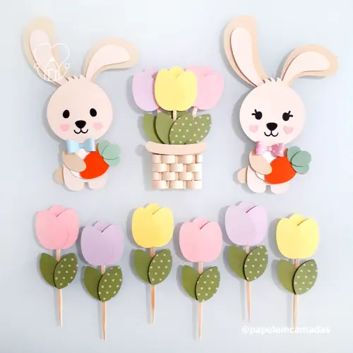 Arquivo de corte topo de bolo Páscoa