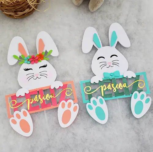 Arquivo de corte topo de bolo Páscoa