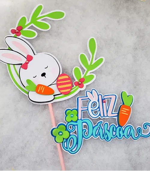 Arquivo de corte topo de bolo Páscoa