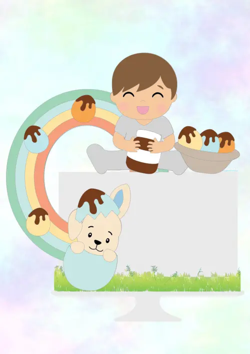 Arquivo de corte topo de bolo Páscoa