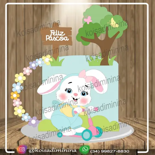 Arquivo de corte topo de bolo Páscoa