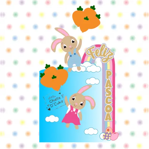 Arquivo de corte topo de bolo Páscoa