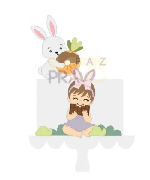 Arquivo de corte topo de bolo Páscoa