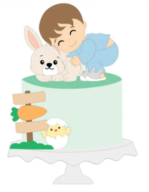 Arquivo de corte topo de bolo Páscoa