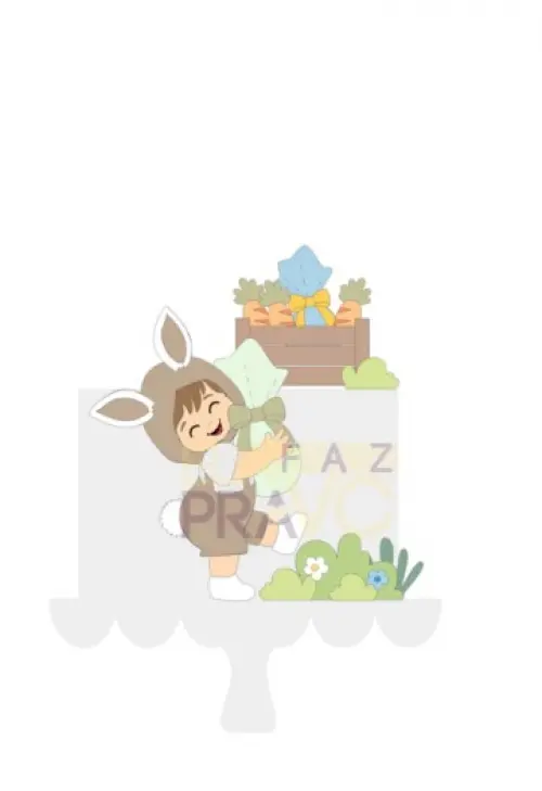 Arquivo de corte topo de bolo Páscoa