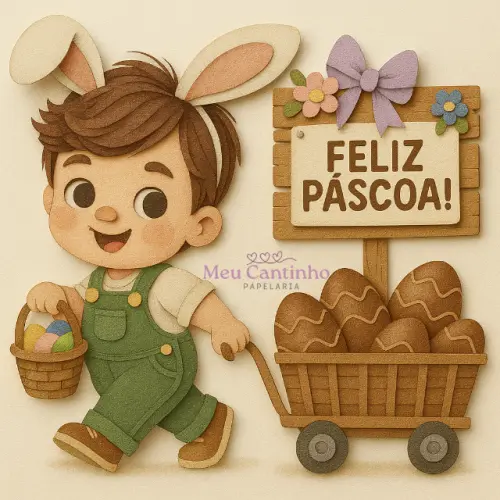 Arquivo de corte topo de bolo Páscoa