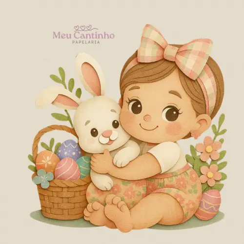 Arquivo de corte topo de bolo Páscoa