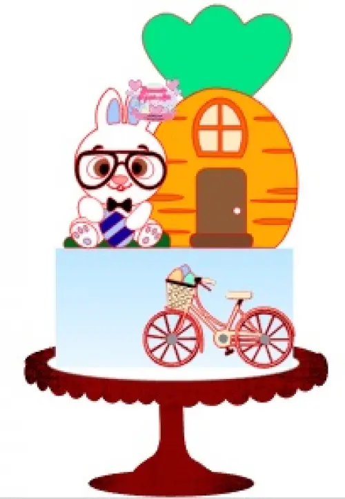 Arquivo de corte topo de bolo Páscoa